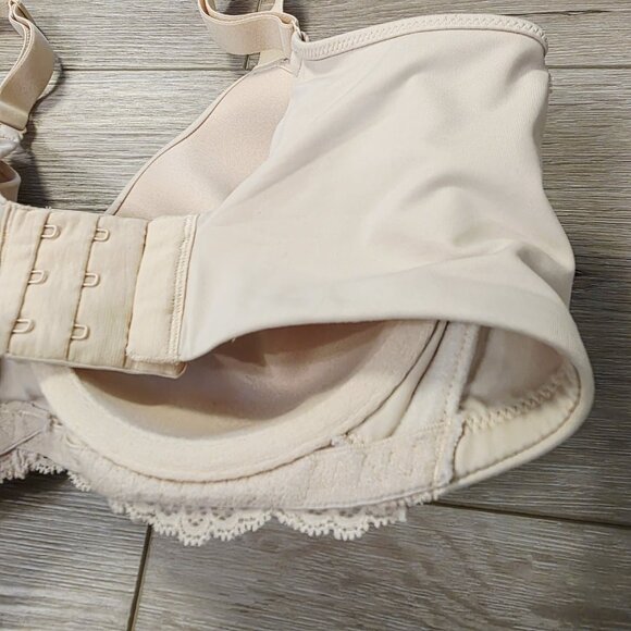 Modern Movement Nude Underwire Bra Lace Womens 34D - Picture 4 of 6